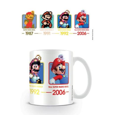 Super Mario Retro Timeline Mug Extra Image 1
